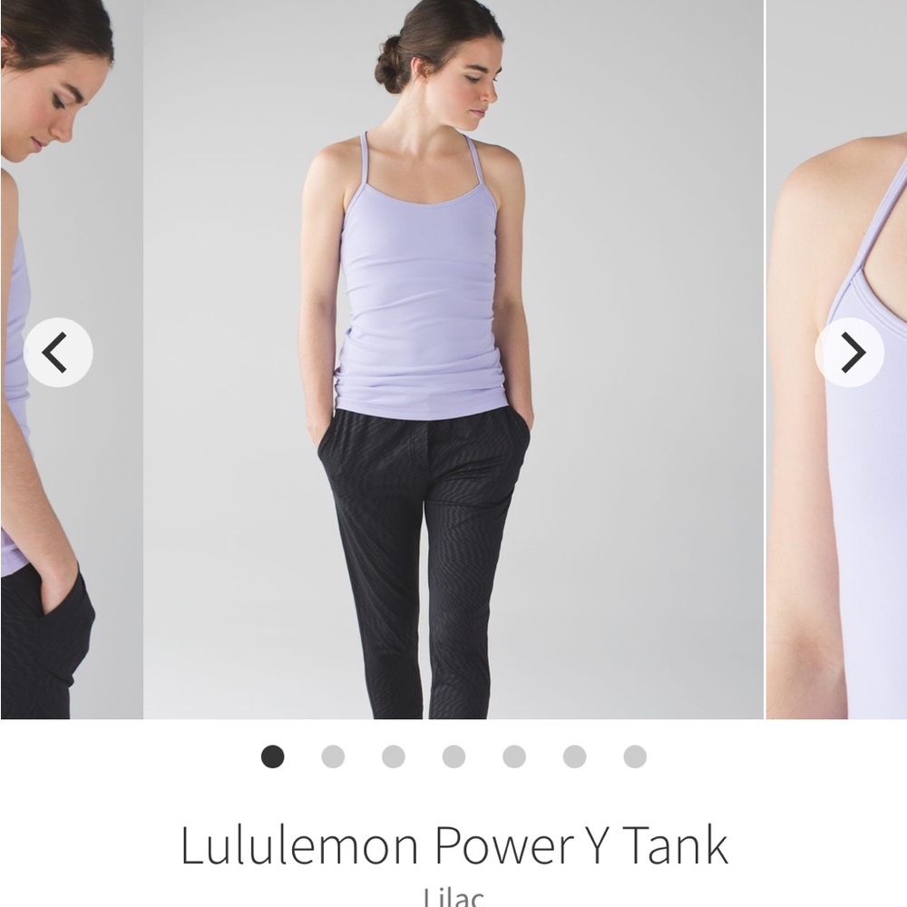 lululemon athletica power Y tank